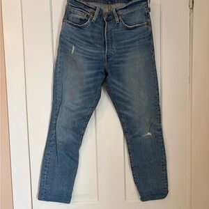 Classic Levi 501 Blue Denim Jeans